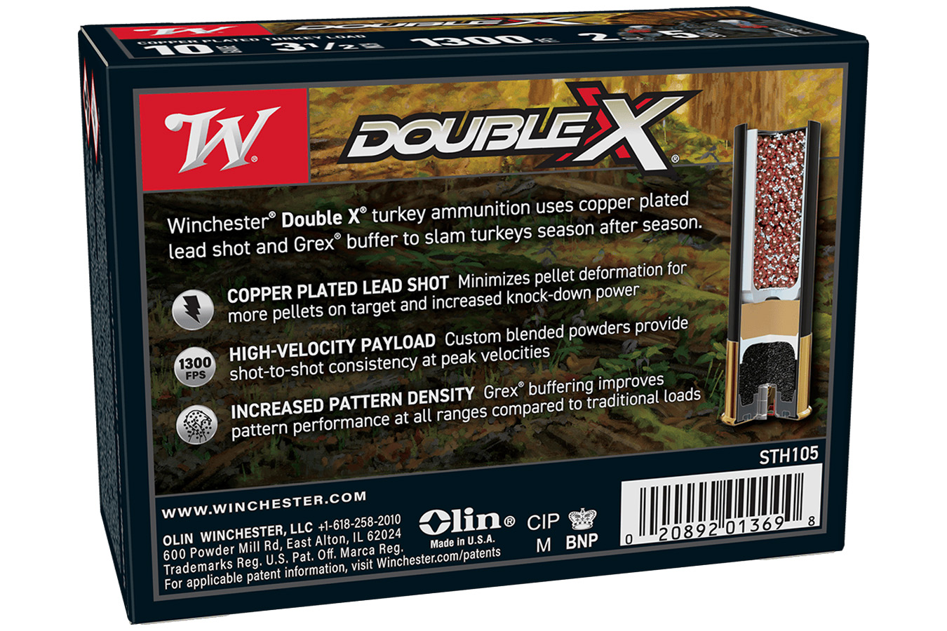 WINCHESTER AMMO 10 Gauge 3-1/2 Inch 2 oz #5 Shot Double X 10/Box